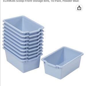 Light Blue Bins